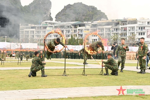 Lực lượng vũ trang tỉnh Quảng Ninh tổ chức Lễ ra quân huấn luyện năm 2024